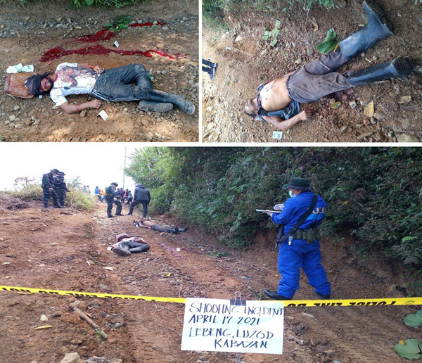 2 Farmers killed in a shooting incident in Kabayan, Benguet
