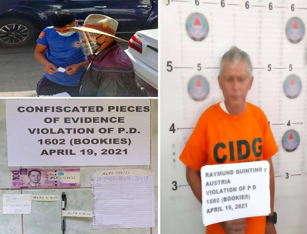 Farmer arrested for collecting bets for bookies in La Trinidad, Benguet