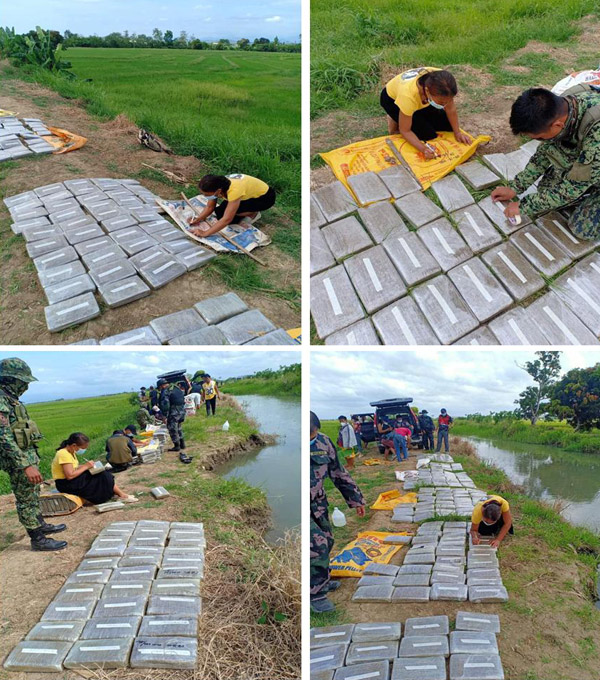 37.3 million worth of Marijuana Bricks seized in Tabuk City, Kalinga