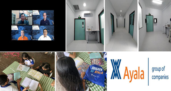 Ayala group turns over new COVID-19 lab to Marinduque