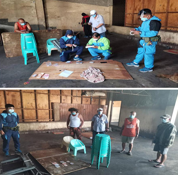 COMMERCIAL BUILDING RAIDED, TEN ARRESTED FOR ILLEGAL GAMBLING