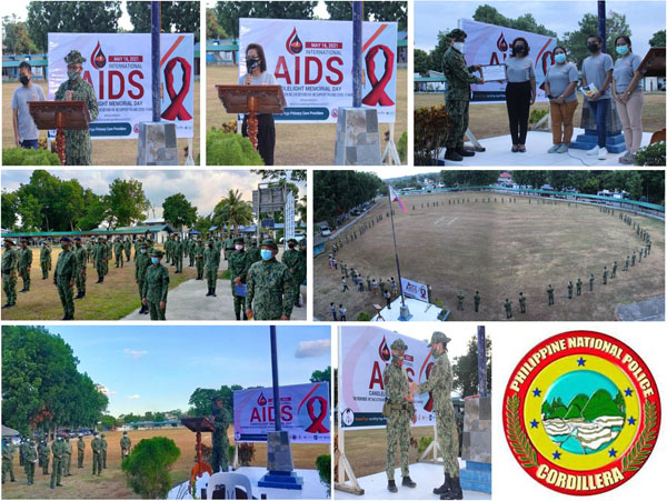 KALINGA COPS JOIN THE INTERNATIONAL AIDS CANDLELIGHT MEMORIAL 2021