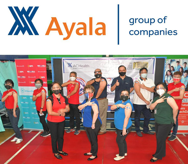 The first tranche of Ayala Group’s 1 million COVID-19 vaccines arrives; employees get their first dose
