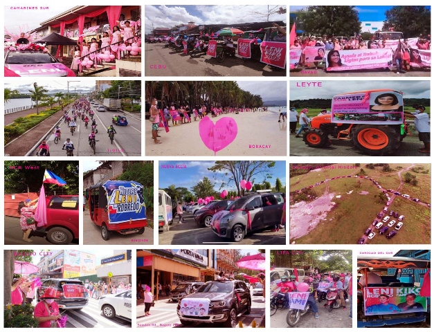 Nationwide motorcade held to bolster Public support Robredo – Pangilinan 2022