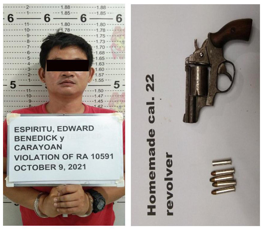 Private surveyor arrested for illegal possession of firearms