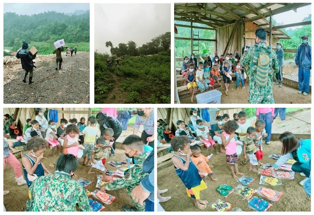 Apayao COPS gift gives to Agta Tribe in Luna