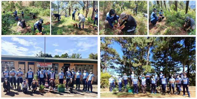 #KALIGKASAN: Benguet COPS plant trees in the Mountains of Kalinga