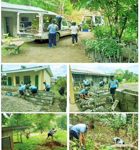 #KALIGKASAN: COPS join the tree planting and “Brigada Eskwela” activities in Ifugao