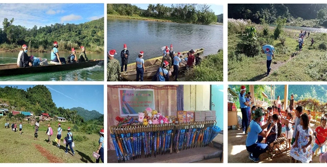 “Tuloy and Diwa ng Pasko”: Apayao COPS join the Gift-giving in Calayucay, Luna