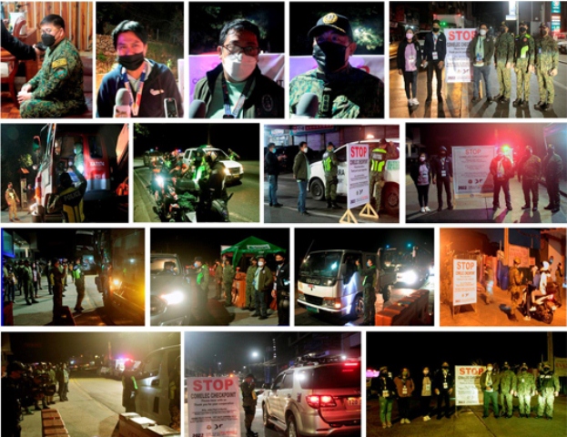 KICKOFF COMELEC Checkpoints in Baguio City, peaceful despite pandemic