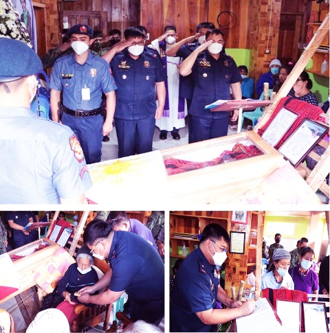 PROCOR Top COP condole with the family of Mayor Gabi