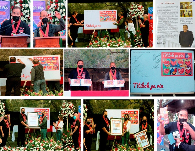 Post Office Valentine’s Day special stamps launched in Baguio City