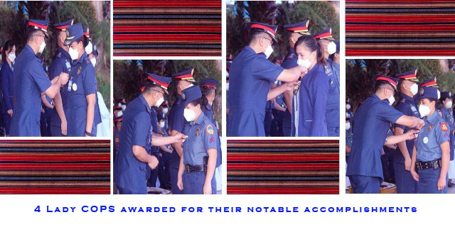 4 LADY COPS AWARDED FOR THEIR NOTABLE ACCOMPLISHMENTS