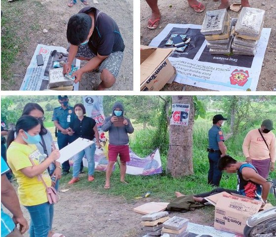 A student was busted for peddling illegal drugs, over 1M worth of Marijuana was seized in Kalinga