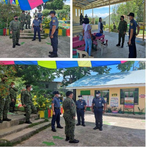A day before the election, PROCOR RD PBGEN RONALD O LEE, personally visits four polling precincts in Bangued, Abra