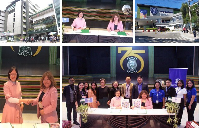 MOA signing on Academic Partnership of UC and SM Supermalls.