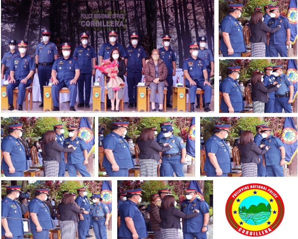 7 Highlands COPS awarded with Medalya ng Ugnayang Pampulisya