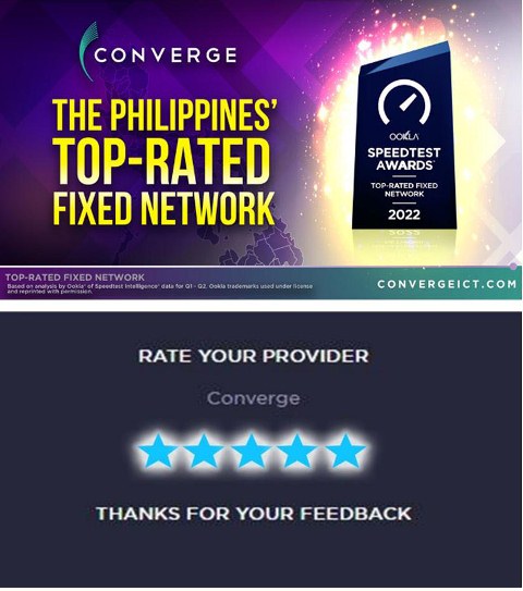 Converge is the Top-Rated ISP in the Philippines