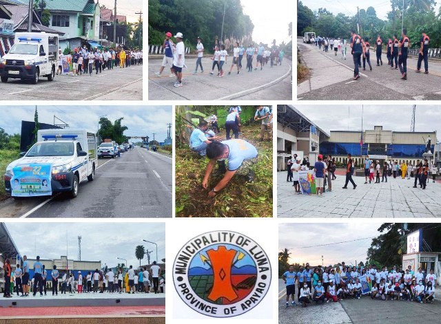 Apayao COPS joins walk for a cause in support of Brigada Eskwela