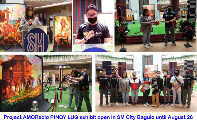 Project AMORsolo PINOY LUG exhibit open in SM City Baguio until August 26