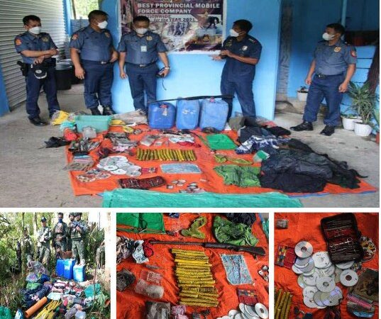 CTG encampment, firearm, and explosives recovered in Mt. Province