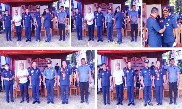 Eight Kalinga COPS recognized by the Chief PNP