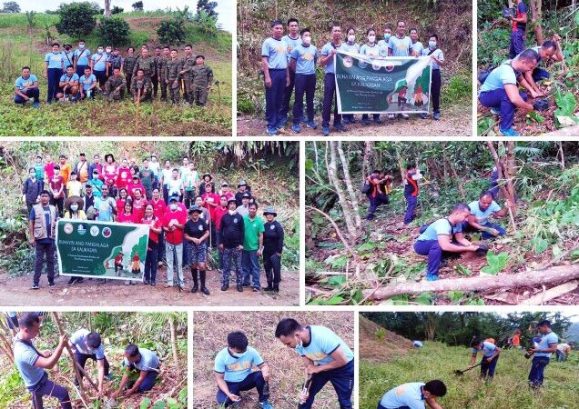 LOOK: Police officers of Apayao Police Provincial Office (PPO) participated in the Nationwide Simultaneous Bamboo and Tree Planting activity in Brgy. Calafug, Conner, and Brgy. Turod, Luna on September 13, 2022.