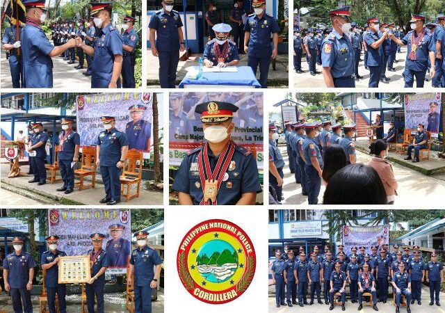 PROCOR RD PBGEN MAFELINO A. BAZAR made his first visit to the HQ of the Benguet Police Provincial Office on September 20, 2022