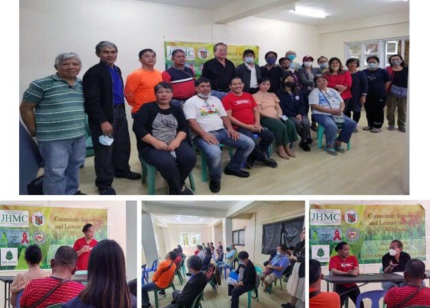 JHMC-PDAO’s Conduct Community Immersion and Lecture on Mental Health