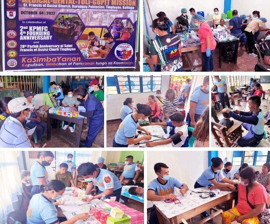 Kalinga COP’s outreach program benefited 400 residents in Tinglayan