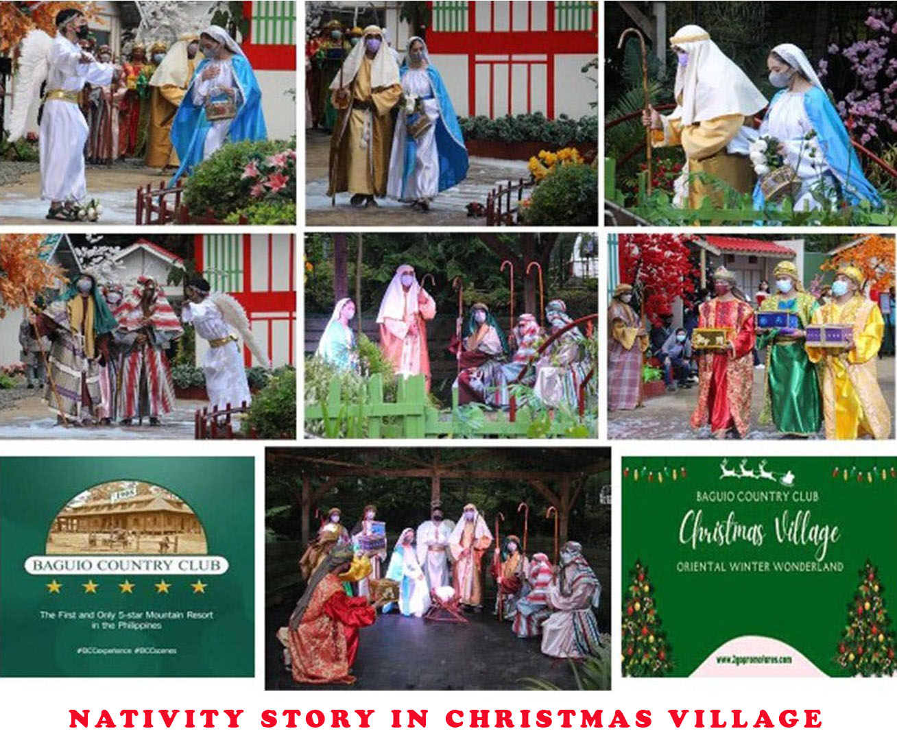 Watch and relive the Nativity story at the Christmas Village