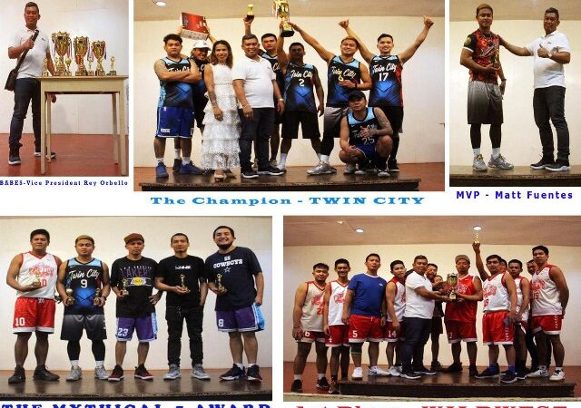 Twin City took the throne as the champion of the Inter-BAR Basketball League, Season 1