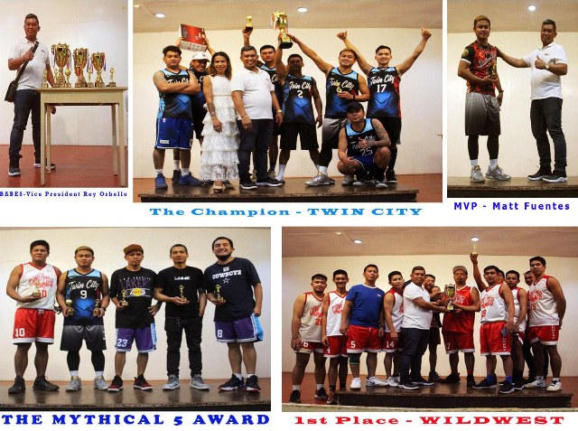 Twin City took the throne as the champion of the Inter-BAR Basketball League, Season 1