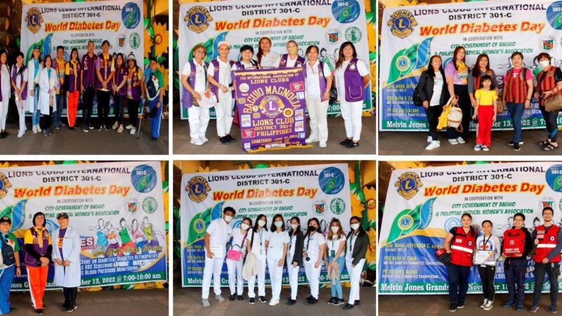 LIONS CLUB INTERNATIONAL D 301-C participated in simultaneous World Diabetes Day