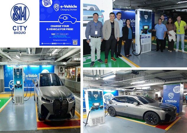 SM introduces first in-mall EV charging station in Baguio