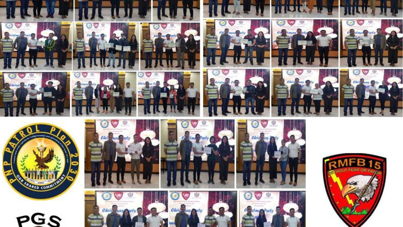 RMFB15 give tributes to the Battalion Advisory Group for Police Transformation and Development, members and other partners