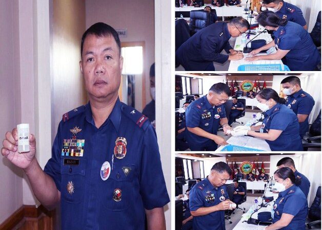 LOOK: PROCOR Key Officers headed by PBGEN MAFELINO ASPERO BAZAR passed the surprise drug test
