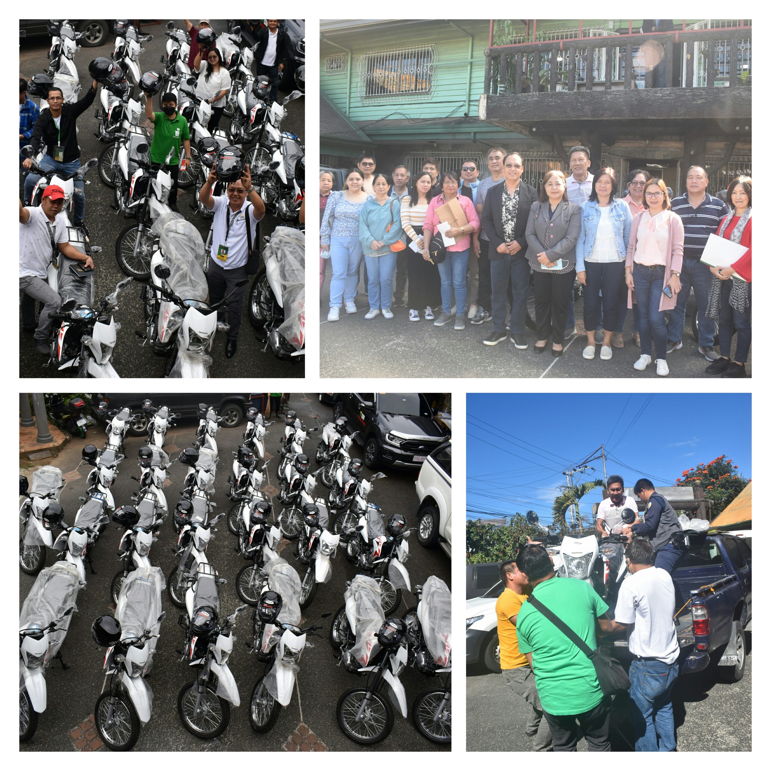 DAR-CAR received 25 motorcycles to hasten parcelization of land holdings