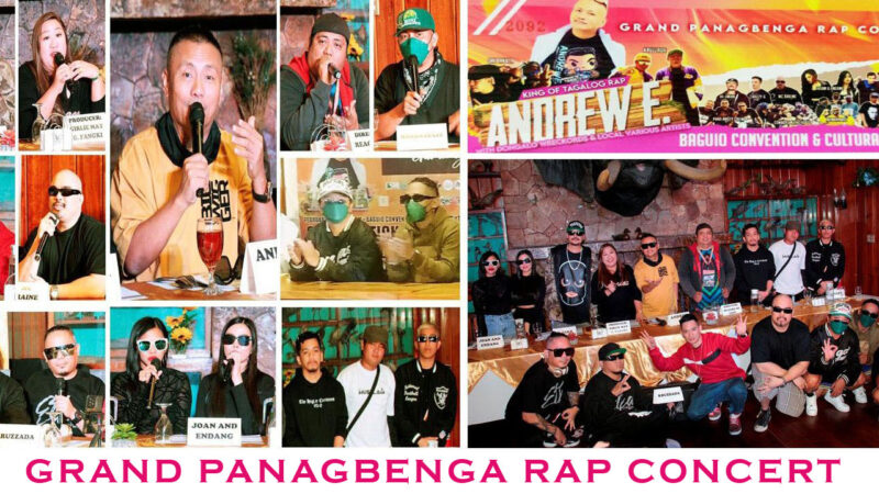 ANDREW E. in GRAND PANAGBENGA RAP CONCERT set on Feb. 24