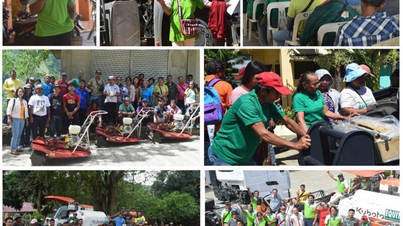 DAR Turns over P10M Worth of FME to Agrarian Reform Beneficiaries Organizations in Ifugao