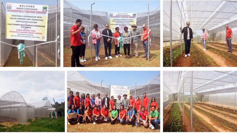 DAR-CAR and DAR Benguet turnover P1.5M Greenhouses to Taloy Farmers