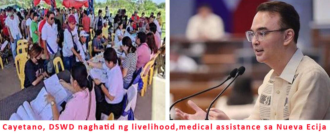 Cayetano, DSWD naghatid ng livelihood, medical assistance sa Gawad Kalinga communities sa Nueva Ecija