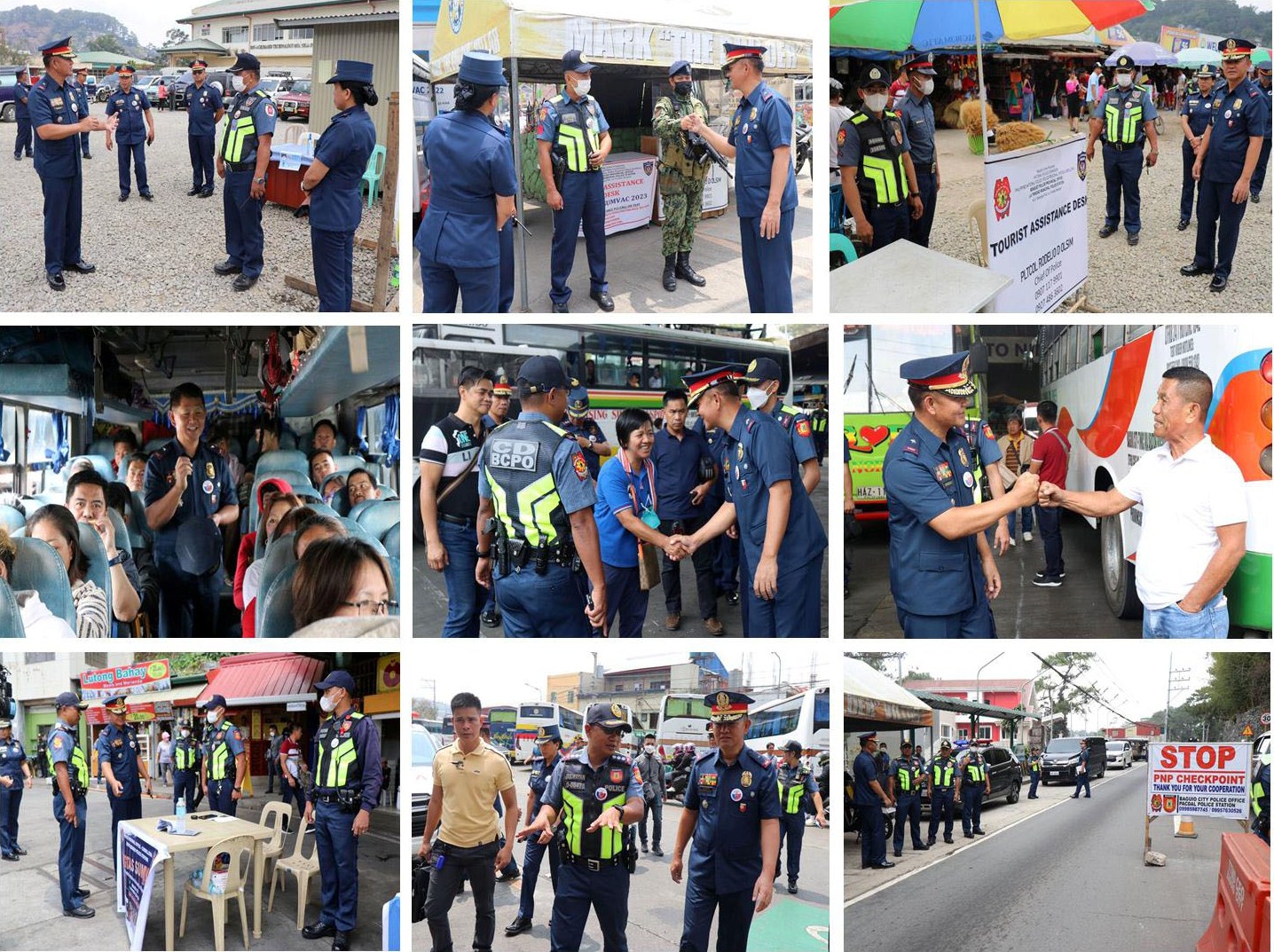 PROCOR RD PEREDO JR. conduct inspections in Bus terminals in CBD