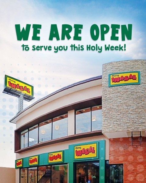 Mang Inasal serves customers this Holy Week