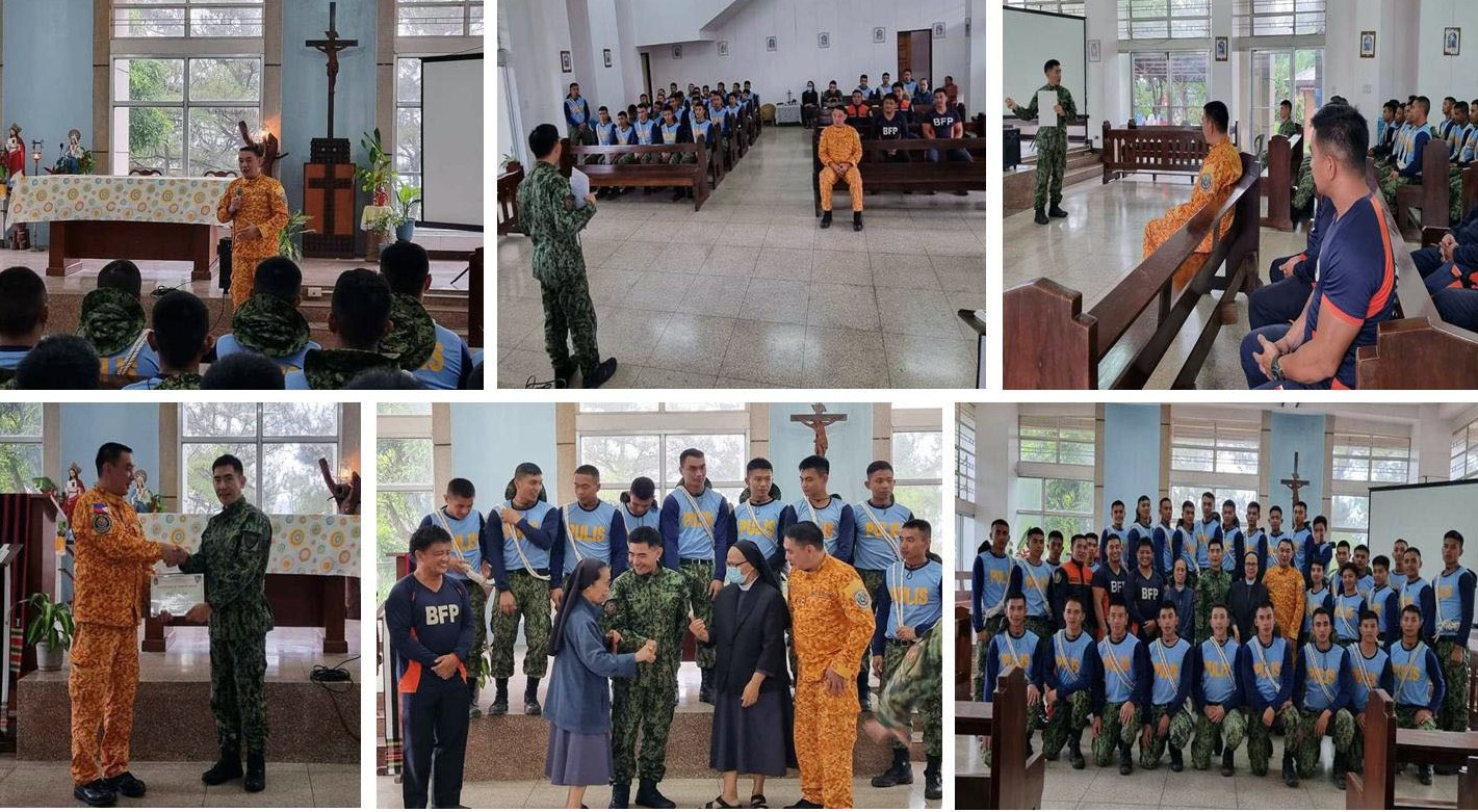 Culminating activity of 3-day Search and Rescue training in La Trinidad, Benguet