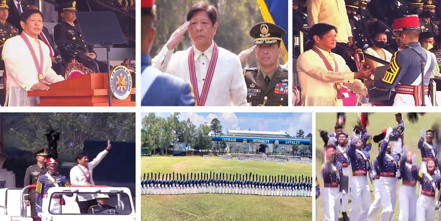 PBBM lead the awarding rites to 310 graduating cadets of the PMA ‘MADASIGON’ Class of 2023