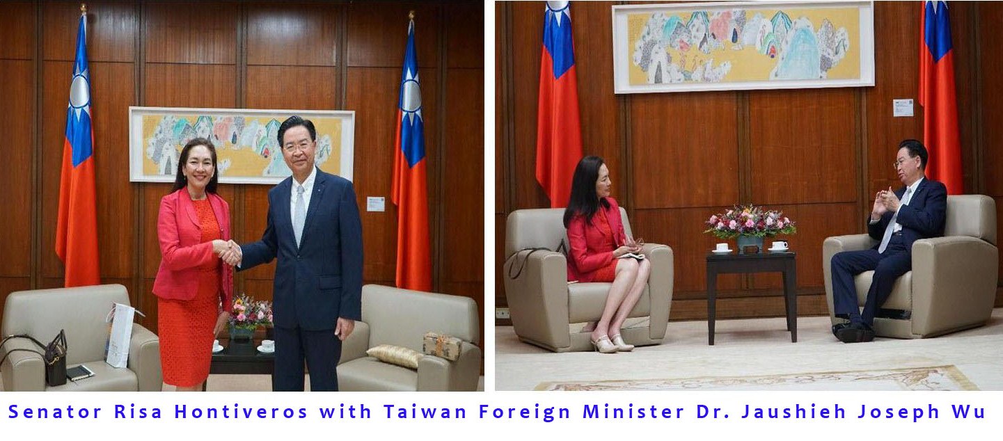 Hontiveros meets with Taiwan’s Ministry of Foreign Affairs, raises issues in the West PH Sea