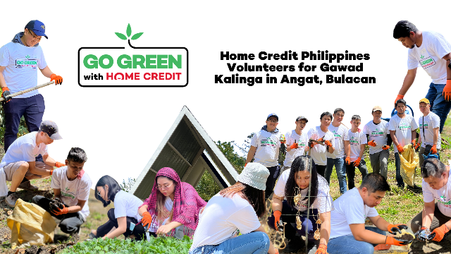 Home Credit volunteers for Gawad Kalinga in Angat, Bulacan