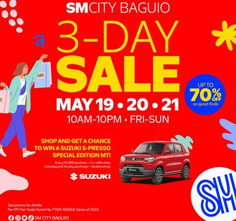 SM CITY BAGUIO 3-DAY SALE