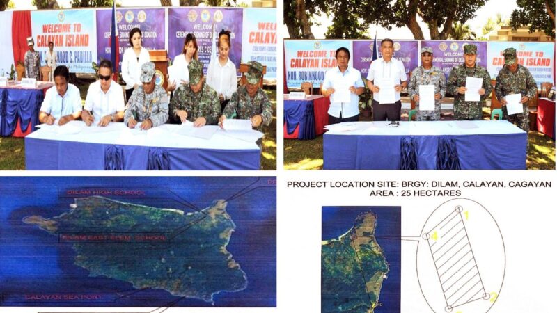 “AFP RECEIVES GENEROUS LAND DONATION FROM CALAYAN MUNICIPALITY FOR ENHANCED MARITIME SECURITY”